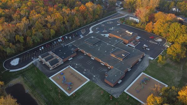 Arial view of Crissman Grounds